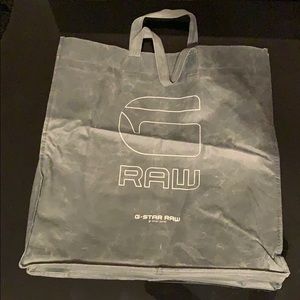 Large G-Star Raw reusable shopping tote bag